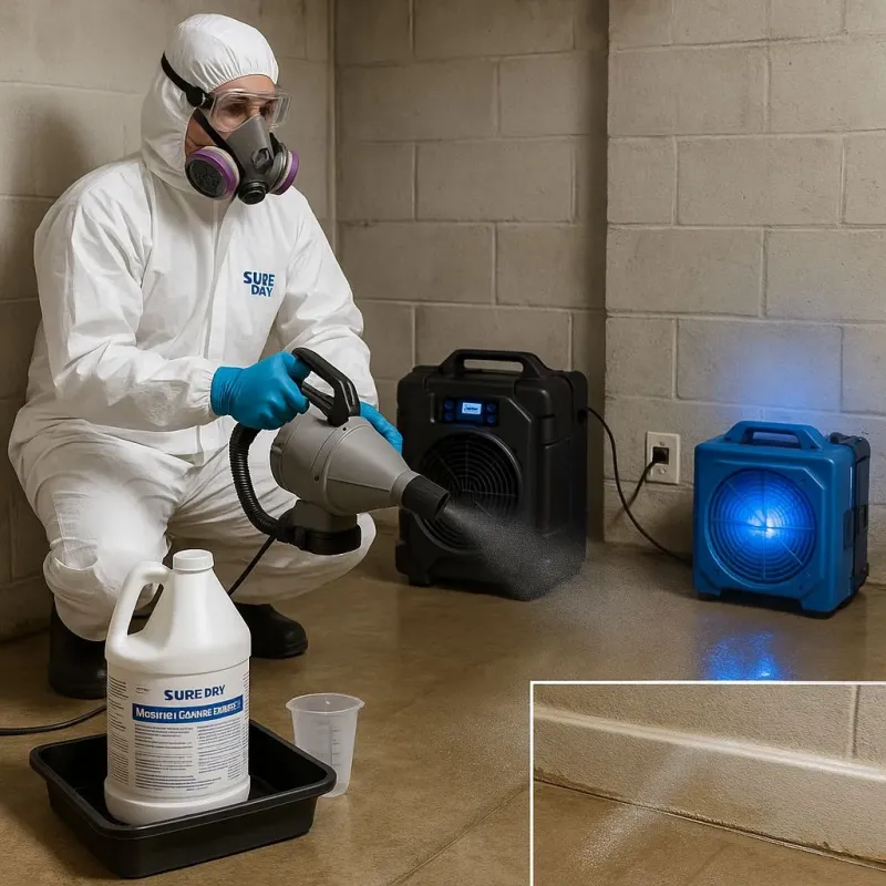 Sanitization and Odor Removal process in Dale City, VA